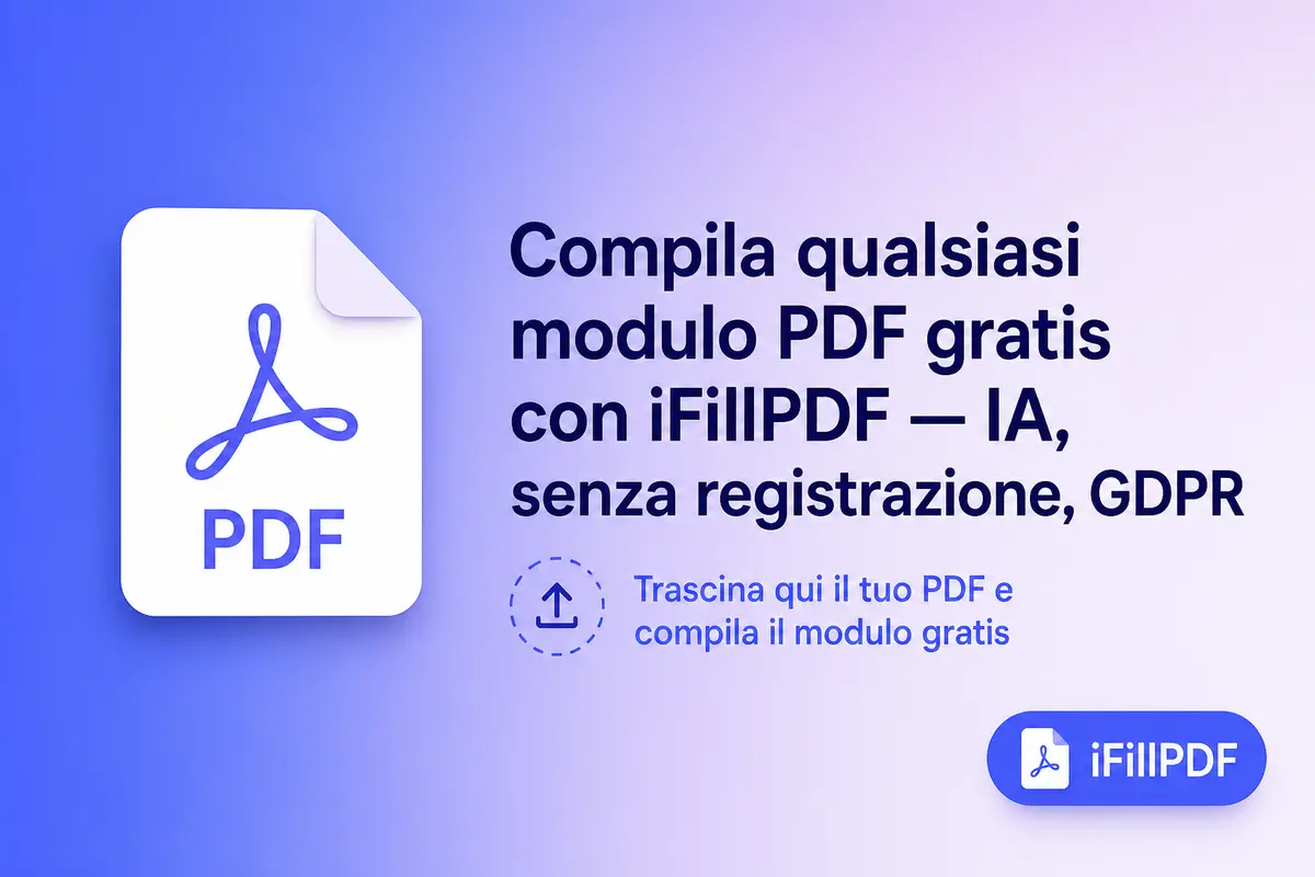 Pulsante di azione di iFillPDF: trascina qui il tuo PDF per compilare il modulo gratis