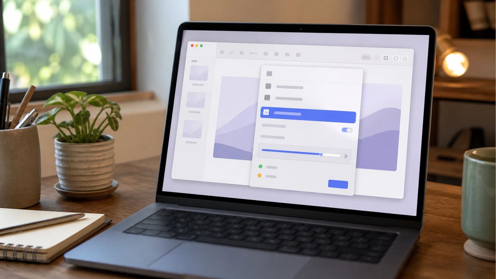 Captura do menu Exportar do app Visualizar do macOS com a opção Reduzir tamanho do arquivo