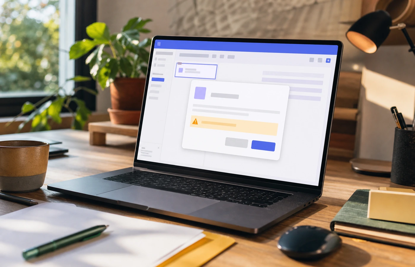 Foto da tela do Microsoft Word abrindo um arquivo PDF diretamente via menu Arquivo Abrir, mostrando o aviso de conversão automática