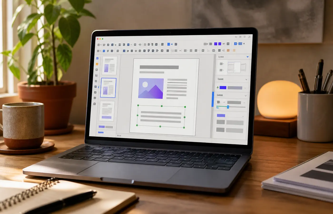 Captura de tela do LibreOffice Draw editando um PDF com a barra de ferramentas em português visível