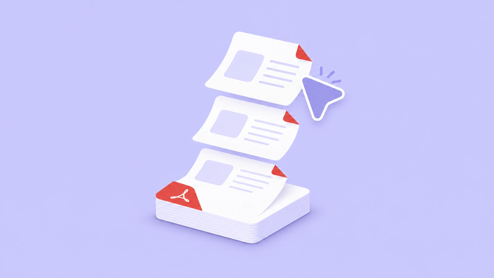 Extracting selected pages from a PDF document